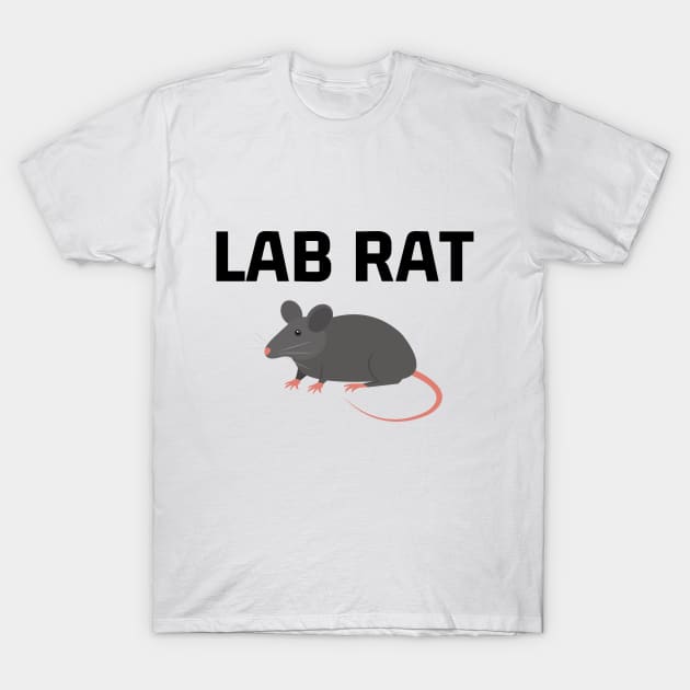 Lab Rat Cute Science Laboratory Rodent T-Shirt by Mellowdellow